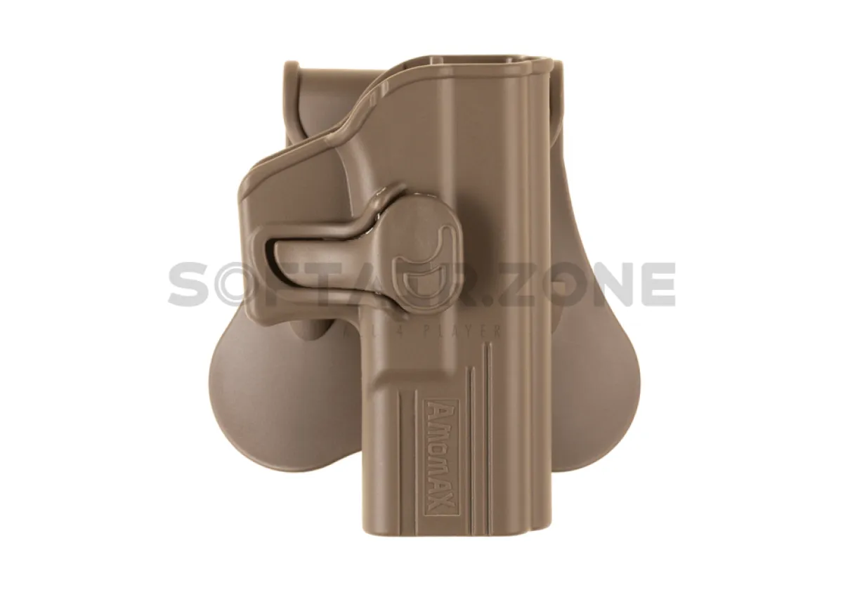 Amomax Paddle Holster for G17/KWA ATP/APS ACP and for Tokio Marui Hi-Capa AEP Dark Earth